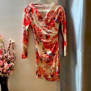 OC Order Plus floral dress